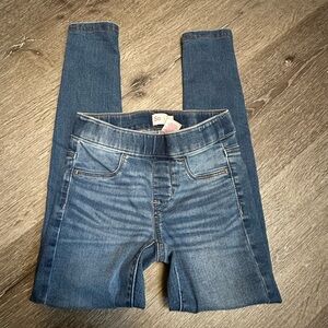 SO Blue Jeans with Pull On Stretch Waist - Girls Size 8 - LIKE NEW!